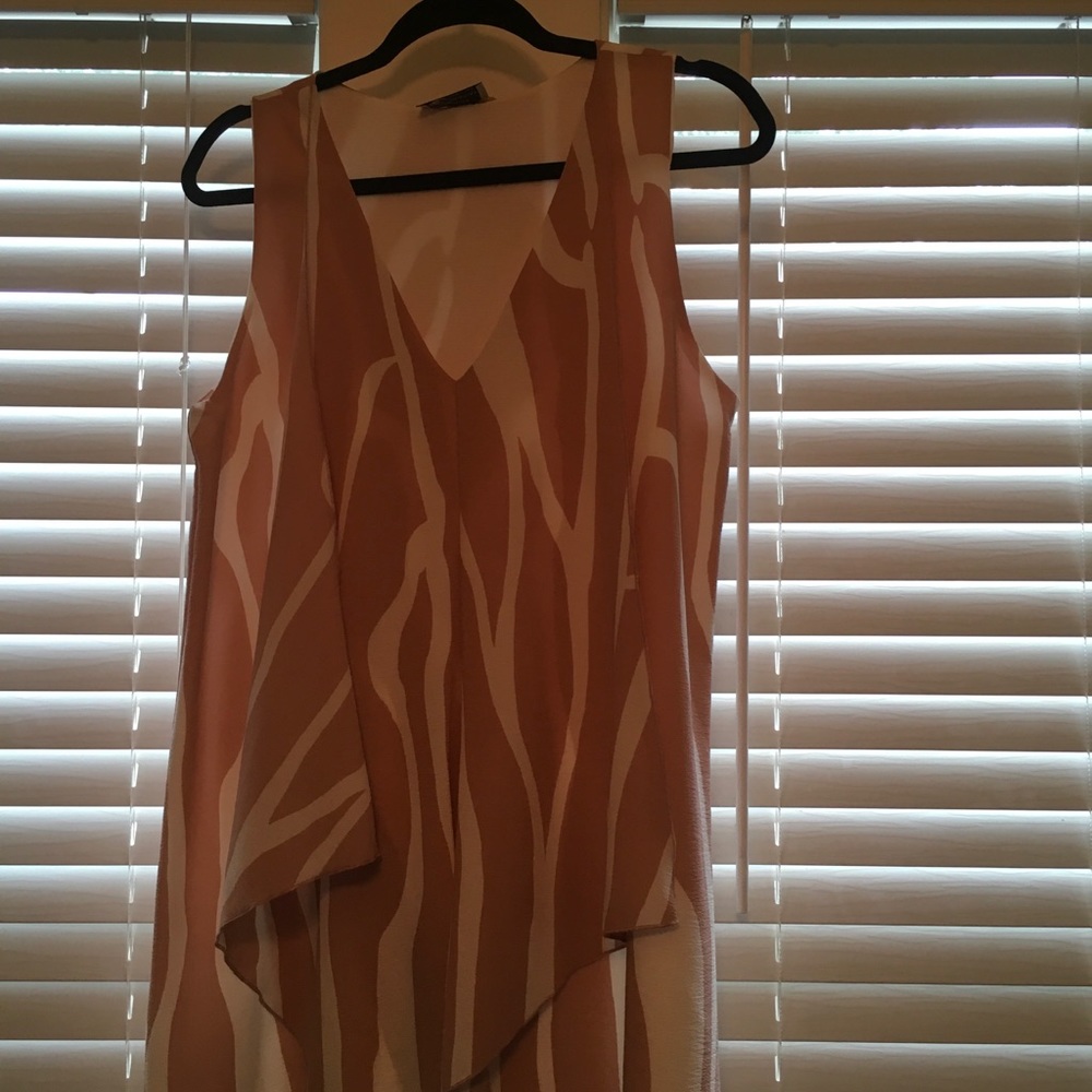 Pink and ivory dress